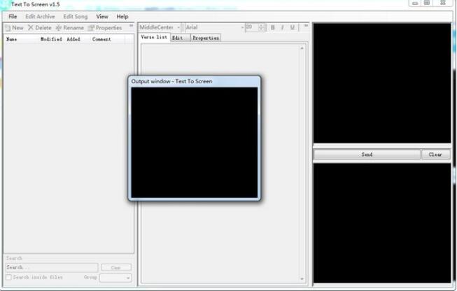 Text To Screen